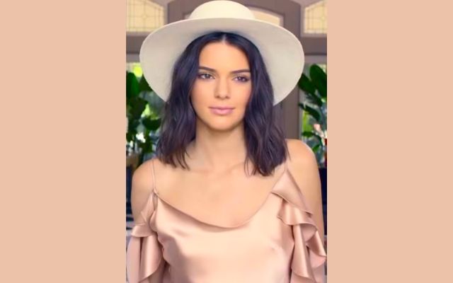 Kendall Jenner in pink