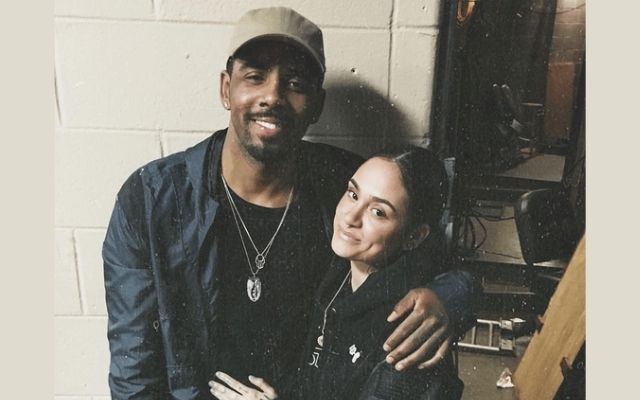 Kyrie Irving and Kehlani Parrish couple necklace