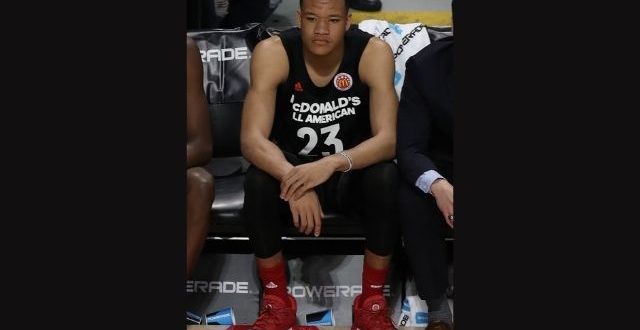 Kevin Knox sitting