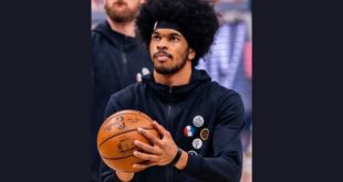 Jarrett_Allen attend to shoot